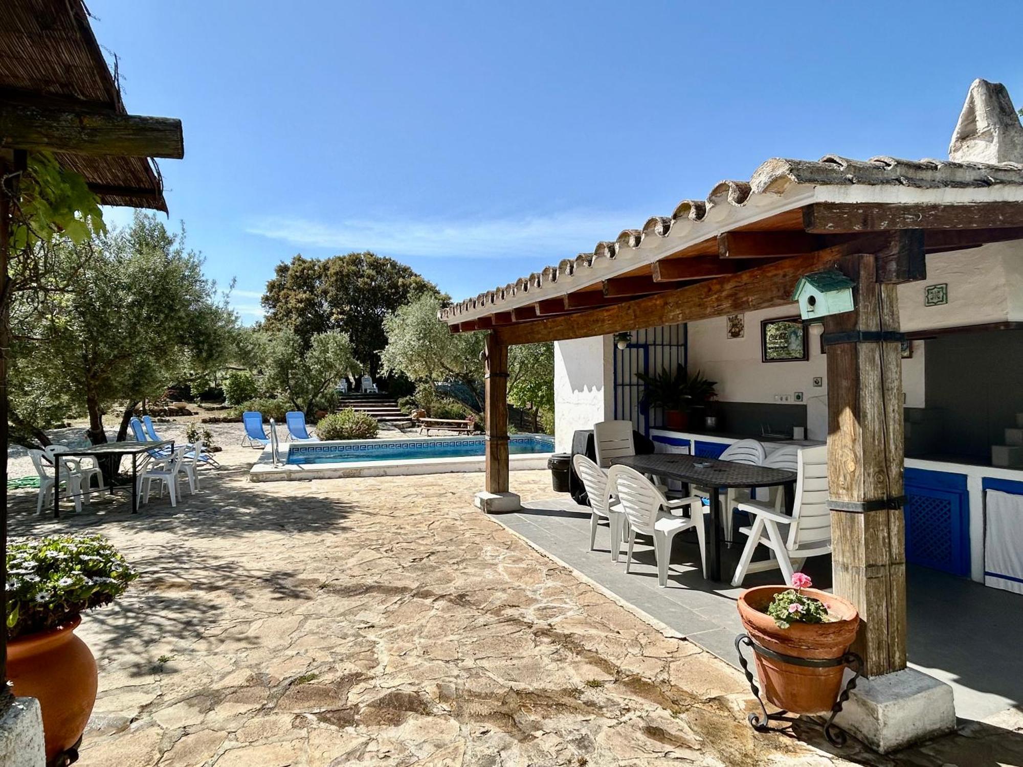 Refugio Andaluz Con Piscina Entre Olivos Villanueva de Tapia Εξωτερικό φωτογραφία